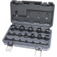 Набор головок торцевых ударных 1/4"&3/8"&1/2 ", TORX PLUS, 19 пр., в кейсе// LIGE