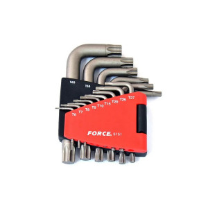 Набор Г обр Torx Т6-Т60 15 пр//FORCE